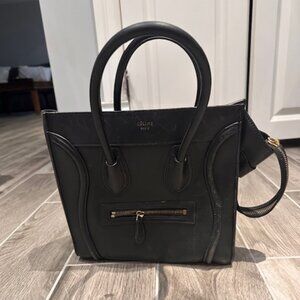 Celine Nano Tote in Black